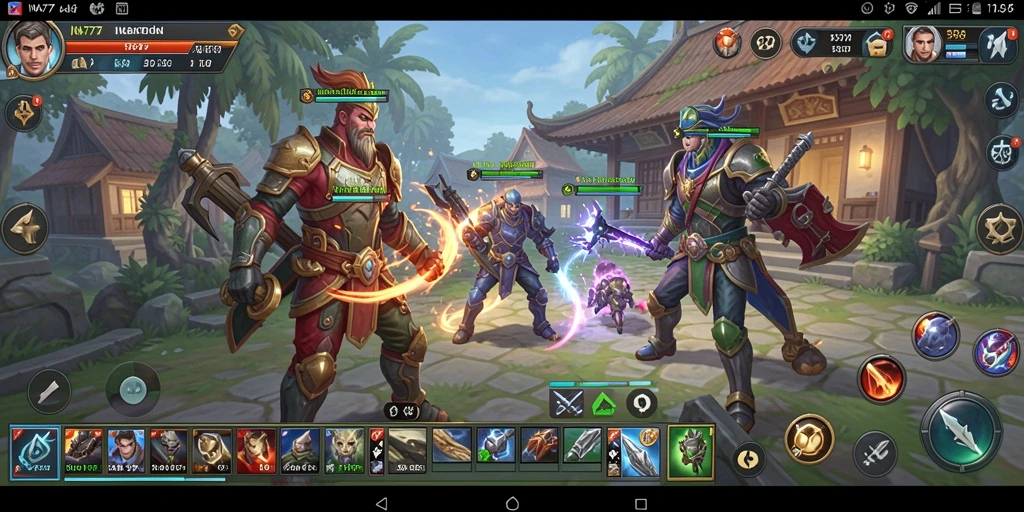 Tampilan gameplay <strong>INA777</strong> yang menegangkan dan strategis.