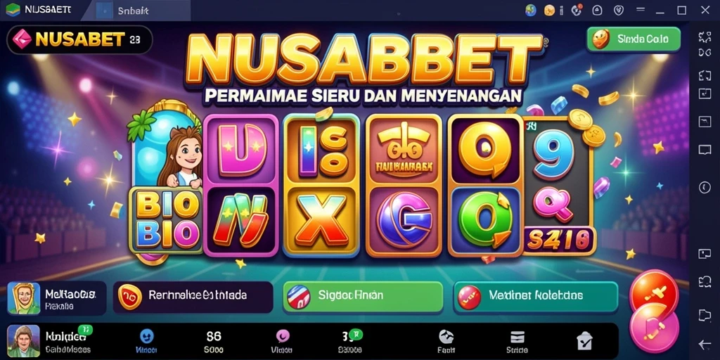 Tampilan gameplay Bingo yang seru dan interaktif di NUSABET.
