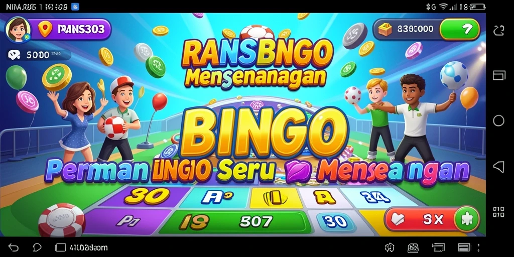 Screenshot gameplay RANS303 menampilkan suasana Bingo yang seru.